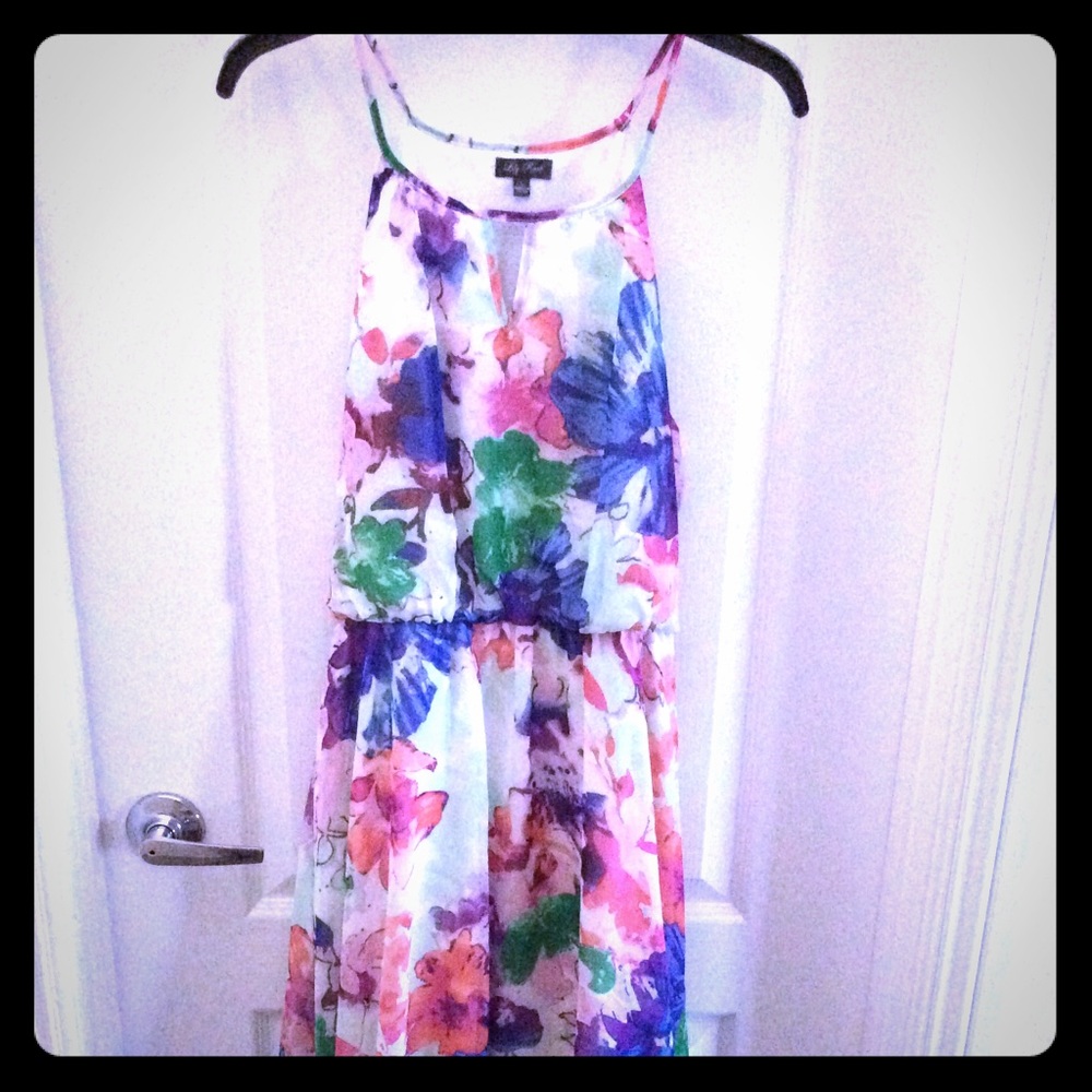 NWOT  LILY ROSE HI LOW SUMMER DRESS